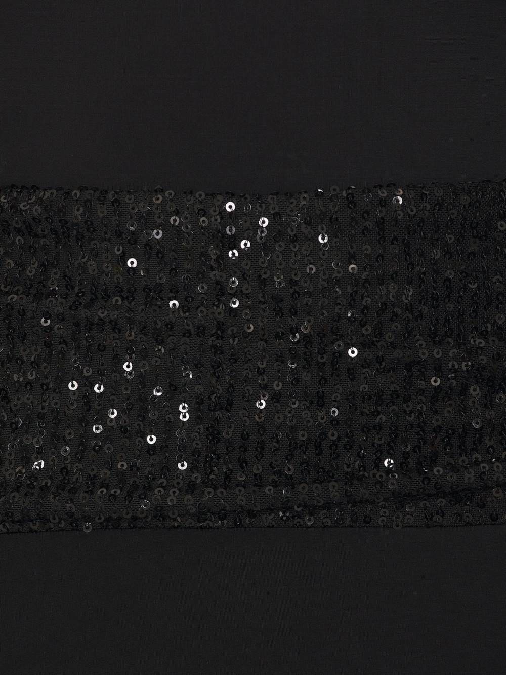 superdown Black Halter Maxi Dress with Sequin Waist - Picture 4 of 5